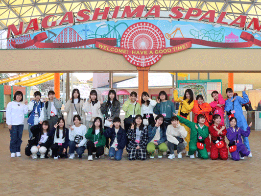 【修学旅行2日目】ナガシマスパーランド記念撮影５組
