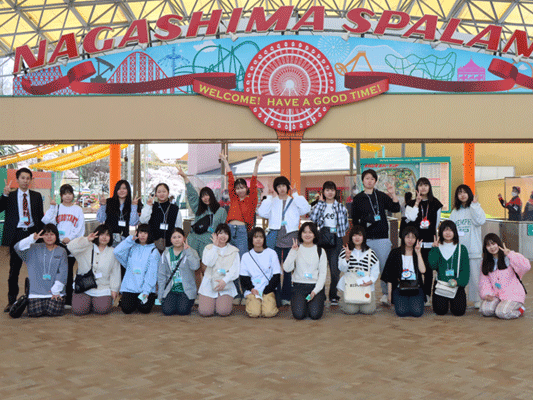 【修学旅行2日目】ナガシマスパーランド記念撮影６組