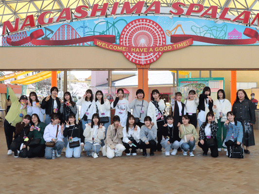 【修学旅行2日目】ナガシマスパーランド記念撮影７組