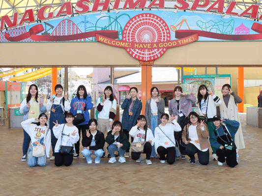 【修学旅行2日目】ナガシマスパーランド記念撮影10組